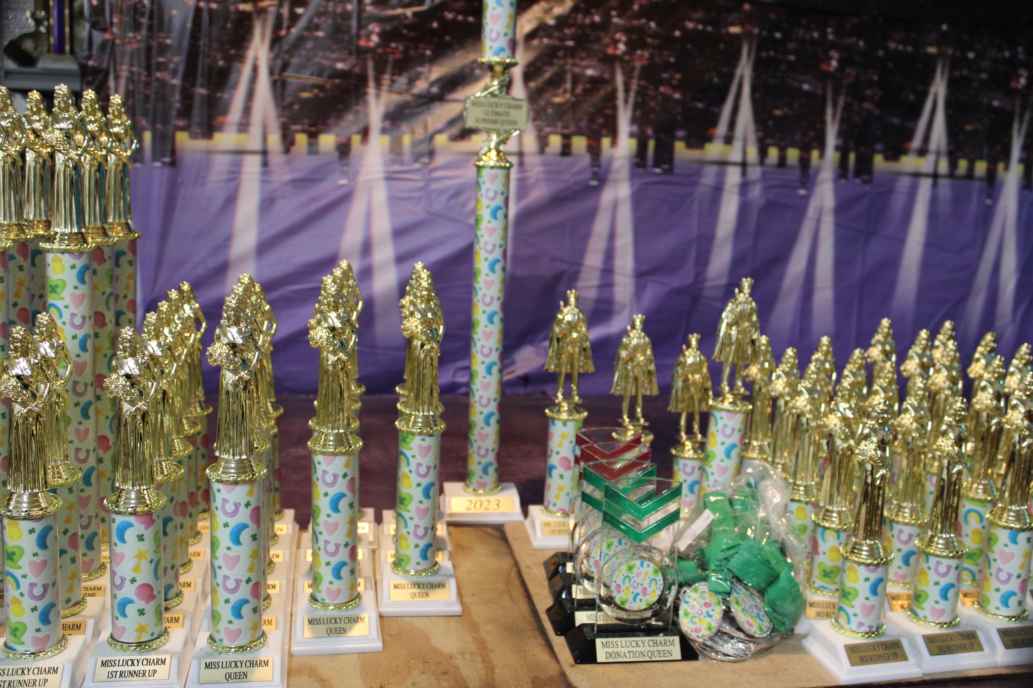 Custom made Beauty Pageant trophies from AAAtrophies.com